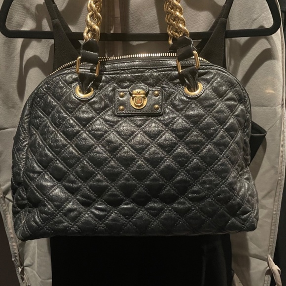 MARC JACOBS Karlie Quilted Leather Satchel – Gold Hardware, Authentic - Picture 7 of 7